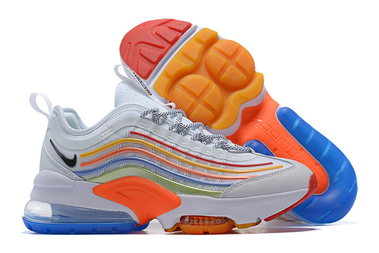 Women Nike Air Max Zoom 950 White Orange Blue Shoes